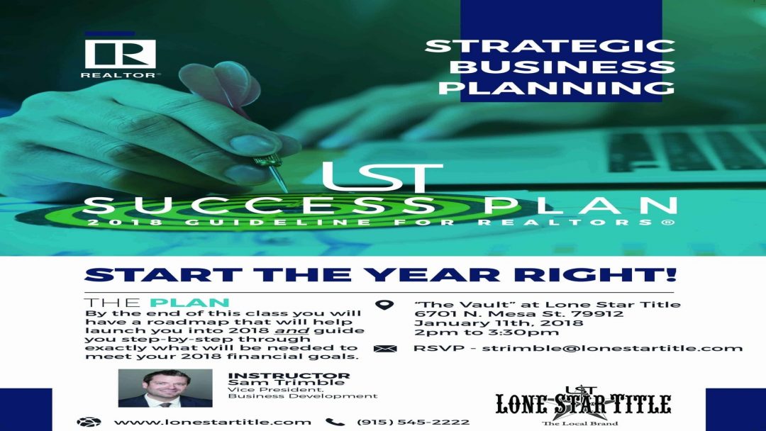 LST Success Plan 2018 Guideline For Realtors