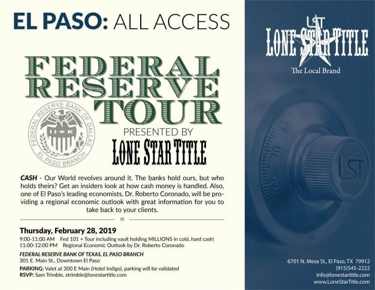 El Paso: All Access Federal Reserve Tour