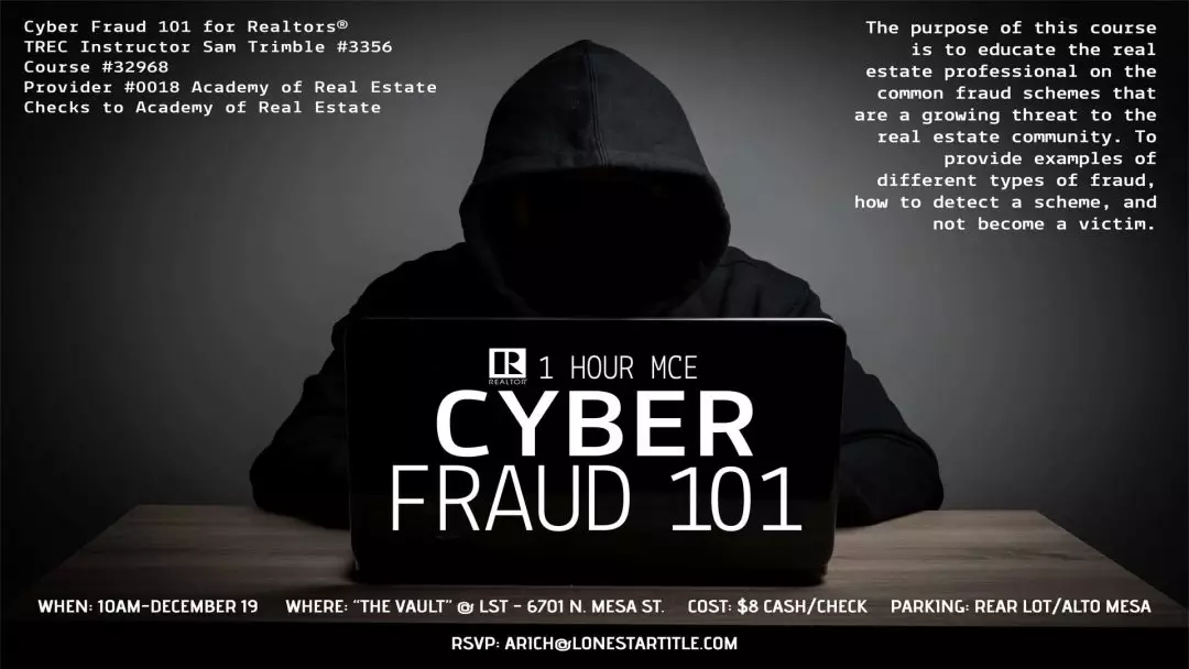 1 Hour MCE Cybe4r Fraud 101 – December