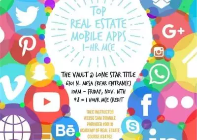 Top Real Estate Mobile Apps 1 HR MCE November