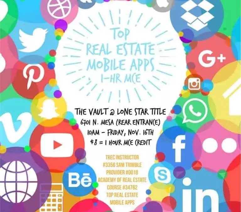 Top Real Estate Mobile Apps 1 HR MCE November
